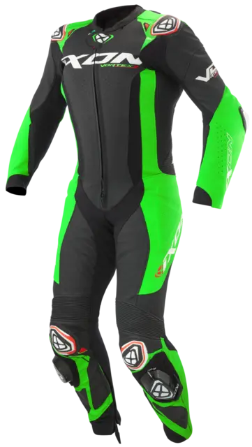 Ixon Vortex 3 Racing Sort/Grønn Racingdress ventilert Airbag ready 