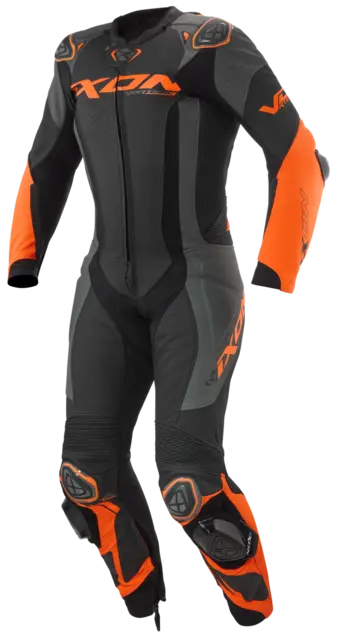 Ixon Vortex 3 Racing Sort/oransj Racingdress ventilert Airbag ready 