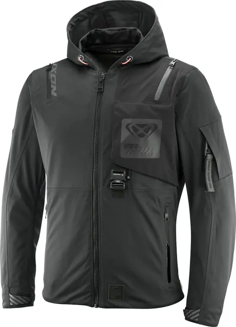 Ixon M-Quarter jakke Antrasitt Laminert softshell, 4veis-stretch, Urban 
