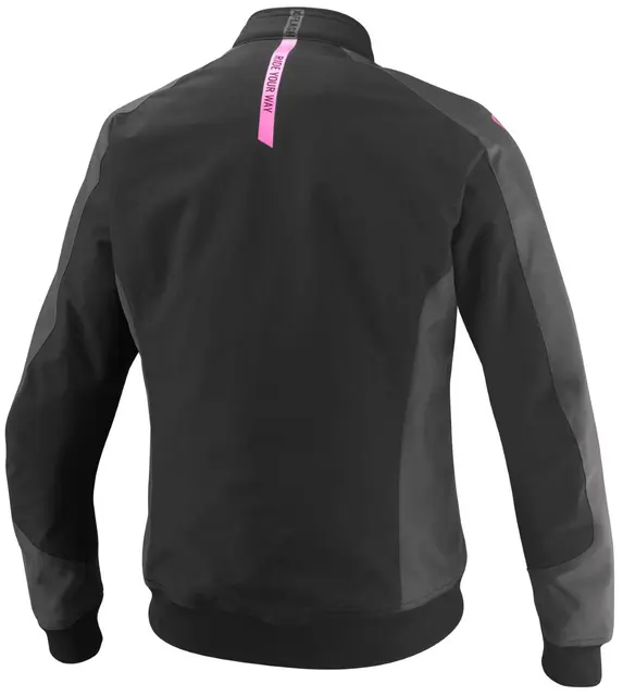 Ixon Siwa Dame jakke Sort/Rosa Superkomfort med stretch, Vanntett 