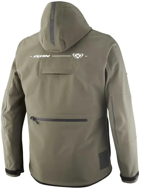 Ixon Square jakke Khaki 3L XDRY 3 vent porter Uttagbart fôr 