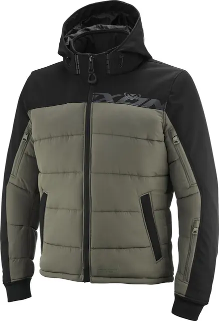 Ixon Aspen jakke Sort/Khaki Urban style med Z-liner Drymesh membran 