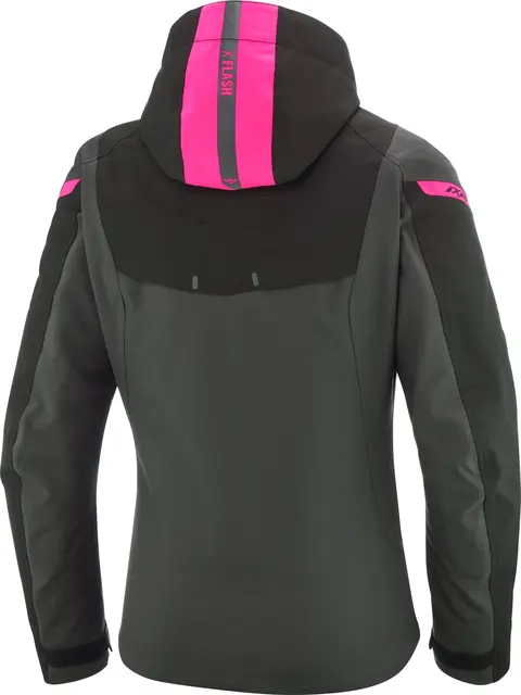 Ixon Burning Damejakke Sort/Rosa 3L XDRY 4 vent porter Uttagbart fôr 