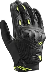 Ixon Rise Air2  hansker Sort/gul Komfort ventilert skinn/mesh kombo