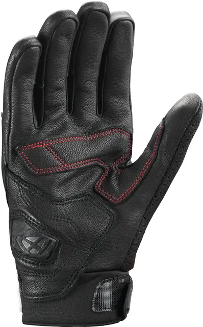 Ixon Mirage hansker Sort/hvit Perforert geiteskinn Sport Komfort 