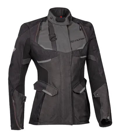 Ixon Eddas Dame Jakke Sort/Antrasit Adventure Vanntett X-Dry Z-liner