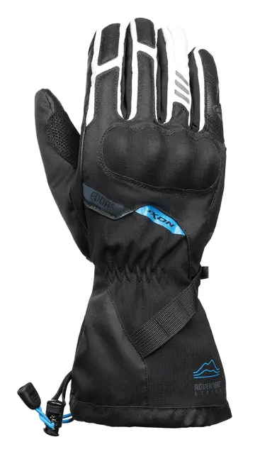 Ixon Pro Eddas Adv. Hansker Sort/blå Cordura Skinn Primaloft Silver 
