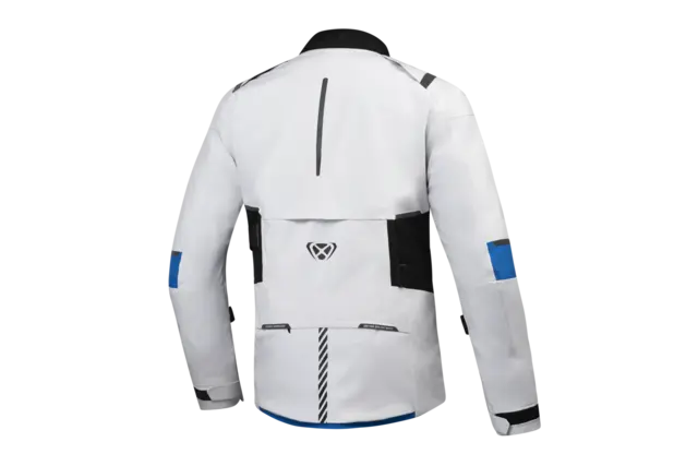 Ixon M-Skeid Adv.jakke Grå/Blå XDRY 3L laminert Adventure Touring 