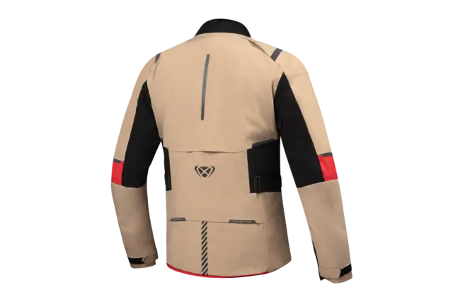 Ixon M-Skeid Adv.jakke Sand/Sort XDRY 3L laminert Adventure Touring 
