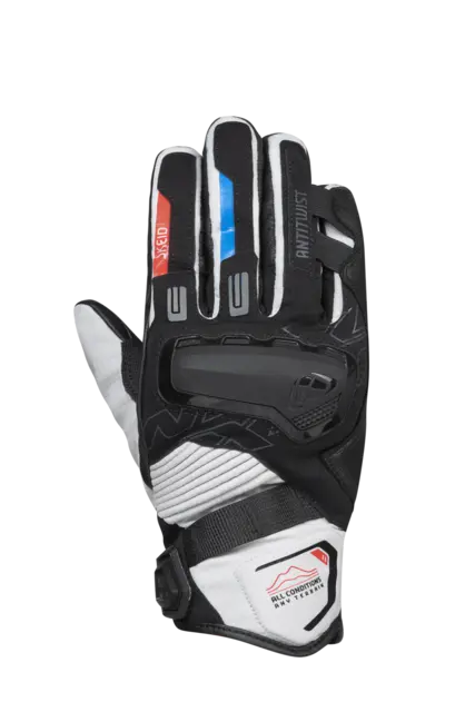 Ixon MS Skeid Adv.Hanske Sort/Rød Laminert Adv.hanske Ultra komfortabel 