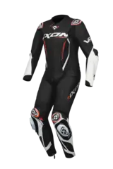 Ixon Vortex 3 Jr.Racing Sort/hvit Hel racingdress stretch ventilert