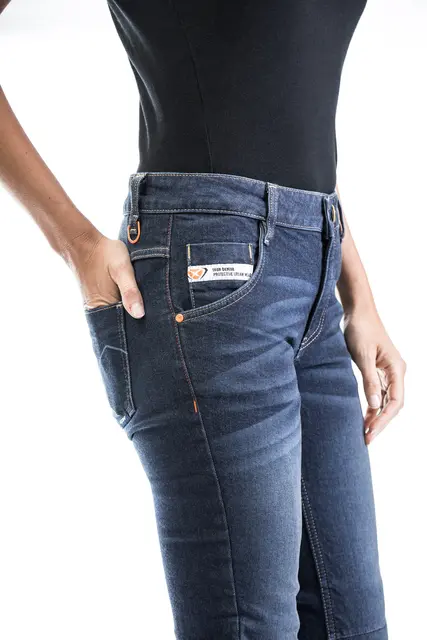 Ixon Mikki Cordura Denim MC Bukse Blå