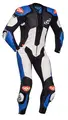 Ixon Vendetta Evo Race Sort/Blå Full-Race stretch ventilert Airbag ready