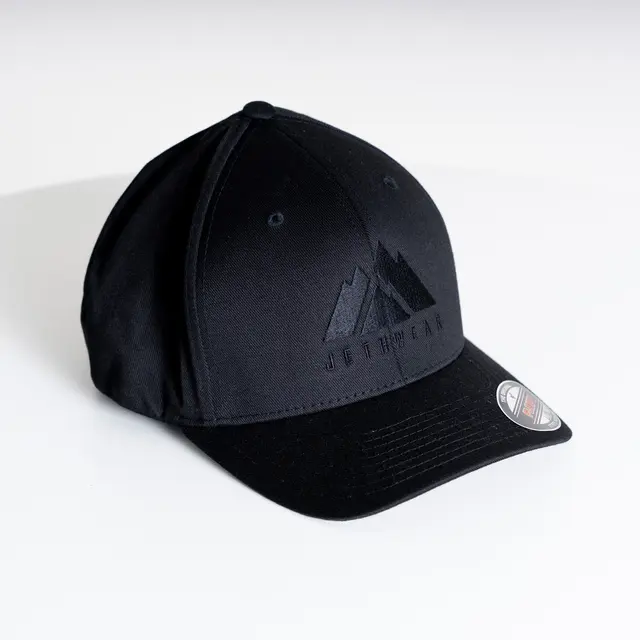 JW  - FlexFit Cap  Mountain Cap Black 