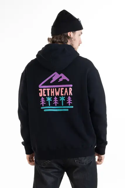 JW  - Hood  Tree Line Black/Purple 