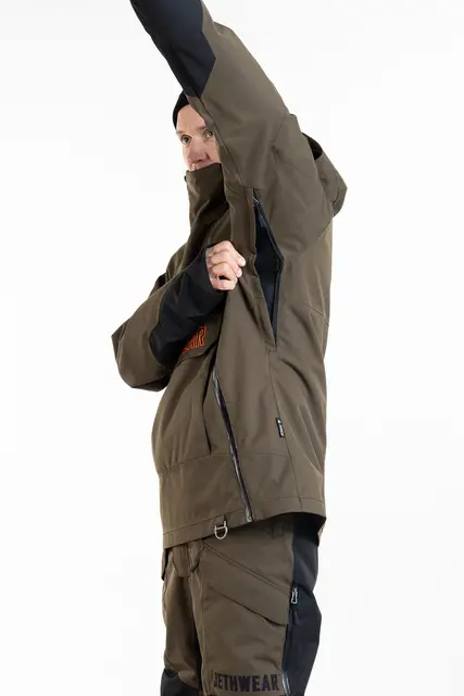 Jethwear - Flight Anorak, 40g Olive/Orange 