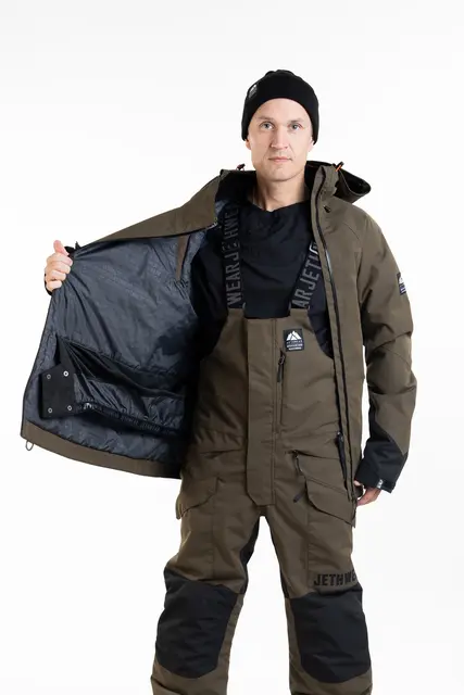 Jethwear - Flight Anorak, 40g Olive/Orange 