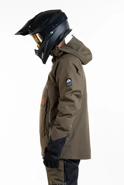 Jethwear - Flight Anorak, 40g Olive/Orange 