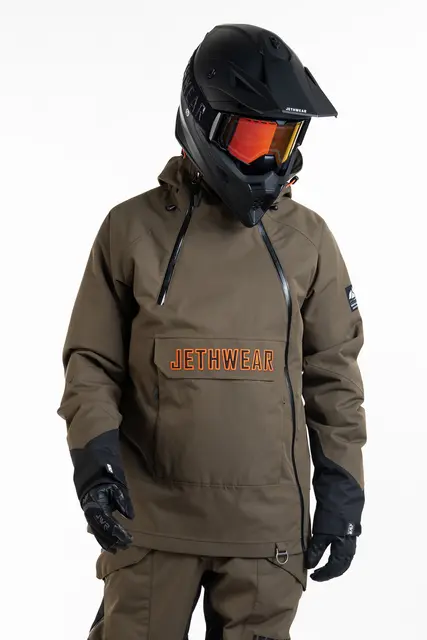 Jethwear - Flight Anorak, 40g Olive/Orange 