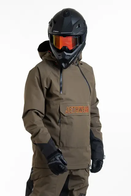 Jethwear - Flight Anorak, 40g Olive/Orange 