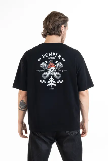 JW  - T-Shirt Raiders Box Tee Black/Orange 