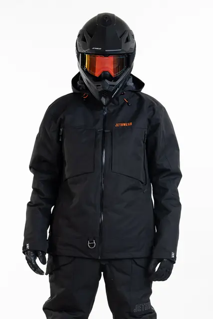 Jethwear - Venture Jakke  - SAFE Black/Orange 