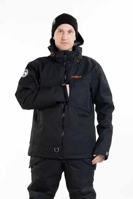 Jethwear - Venture Jakke  - SAFE Black/Orange 