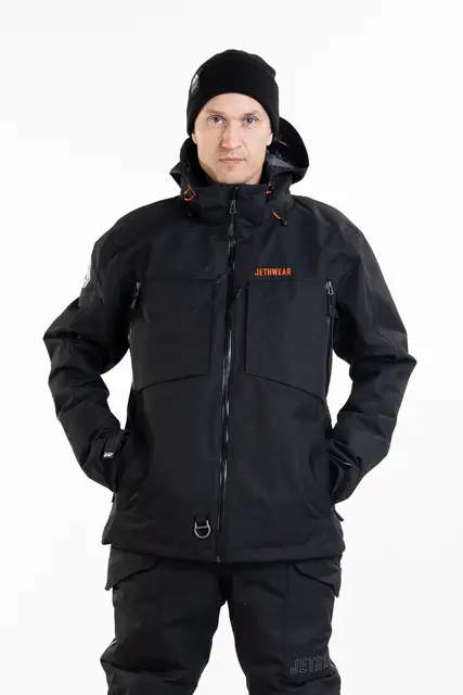 Jethwear - Venture Jakke  - SAFE Black/Orange 