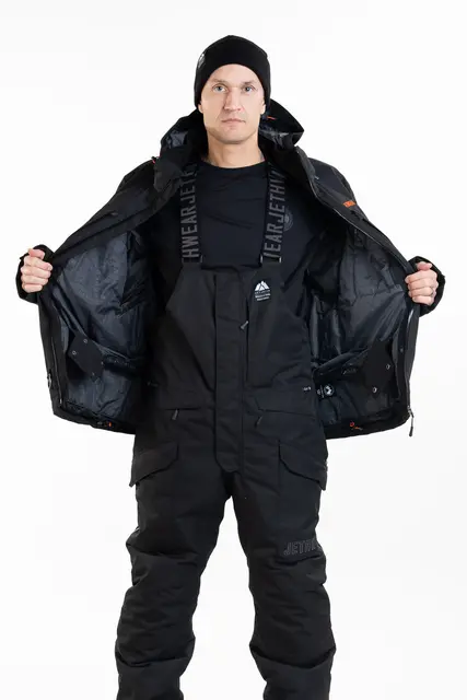 Jethwear - Venture Jakke  - SAFE Black/Orange 
