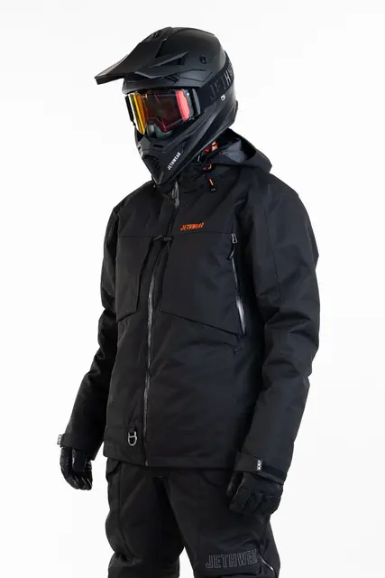 Jethwear - Venture Jakke  - SAFE Black/Orange 