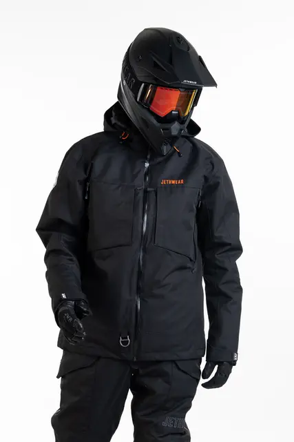 Jethwear - Venture Jakke  - SAFE Black/Orange 