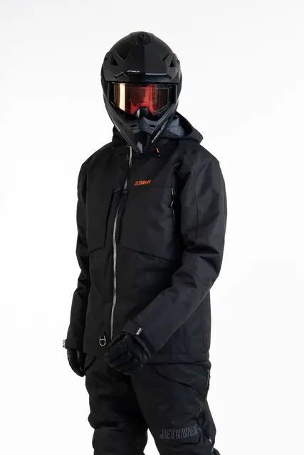 Jethwear - Venture Jakke  - SAFE Black/Orange 