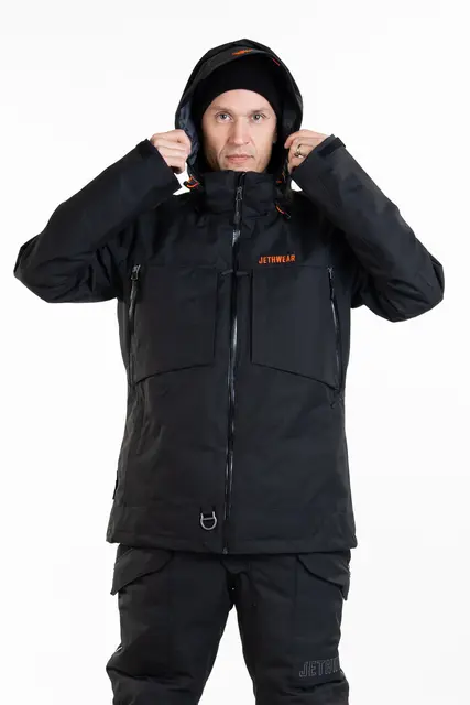 Jethwear - Venture Jakke  - SAFE Black/Orange 