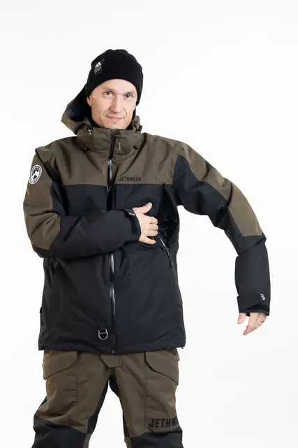 Jethwear - Venture Jakke  - SAFE Black/Olive 