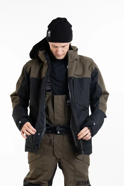 Jethwear - Venture Jakke  - SAFE Black/Olive 
