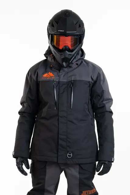 Jethwear - Adapt Jakke , 3in1 Black/Iron/Orange 
