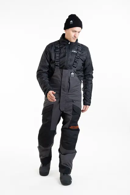 Jethwear - Adapt Jakke , 3in1 Black/Iron/Orange 