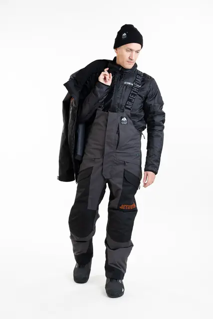 Jethwear - Adapt Jakke , 3in1 Black/Iron/Orange 
