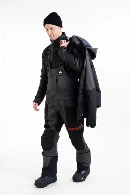 Jethwear - Adapt Jakke , 3in1 Black/Iron/Orange 