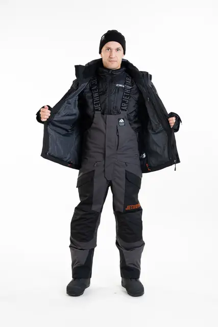 Jethwear - Adapt Jakke , 3in1 Black/Iron/Orange 