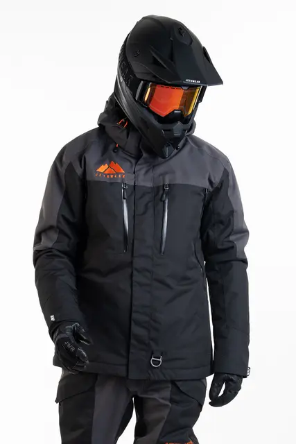 Jethwear - Adapt Jakke , 3in1 Black/Iron/Orange 