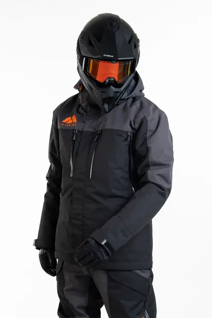 Jethwear - Adapt Jakke , 3in1 Black/Iron/Orange 