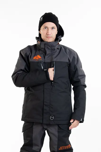 Jethwear - Adapt Jakke , 3in1 Black/Iron/Orange 