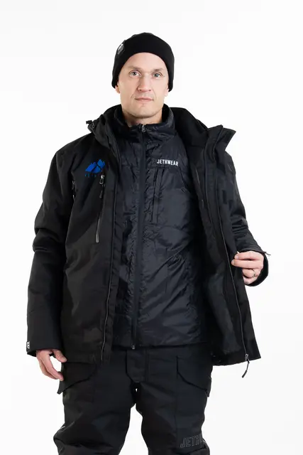 Jethwear - Adapt Jakke , 3in1 Black/Cobalt 