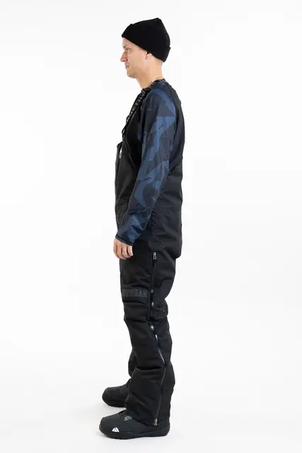 Jethwear - M's Treeline BIB-Bukse  Skall Black 
