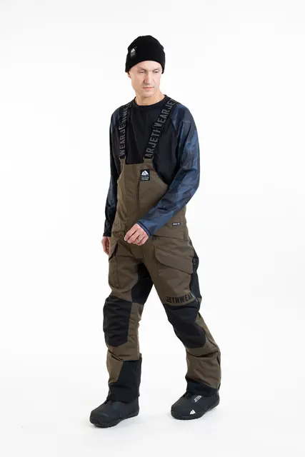 Jethwear - M's Treeline BIB-Bukse  Skall Olive 