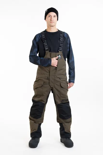 Jethwear - M's Treeline BIB-Bukse  Skall Olive 