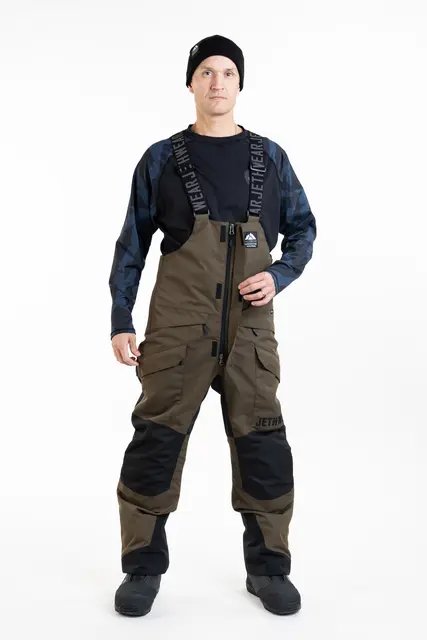 Jethwear - M's Treeline BIB-Bukse  Skall Olive 