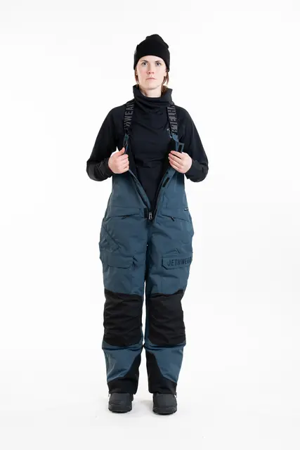 Jethwear - W's Treeline BIB-Bukse, 60g Deep Sea 