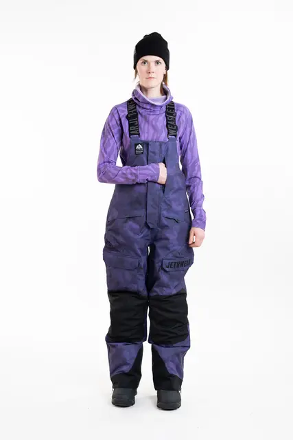Jethwear - W's Treeline BIB-Bukse, 60g Purple 